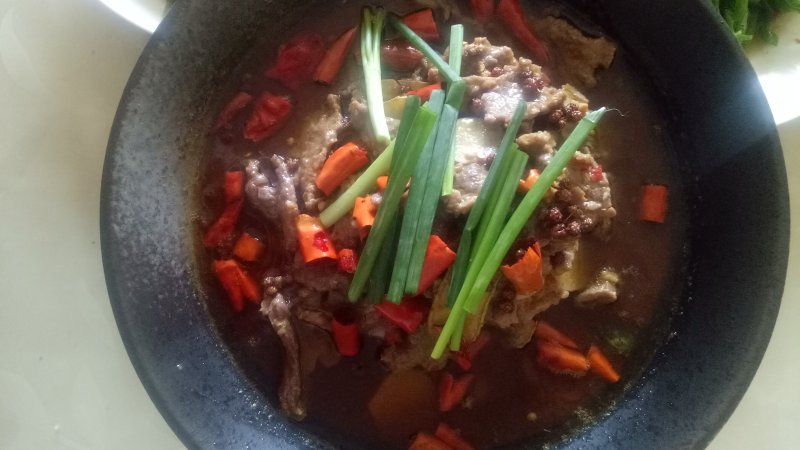 Boiled Beef Slices in Hot Chili Oil