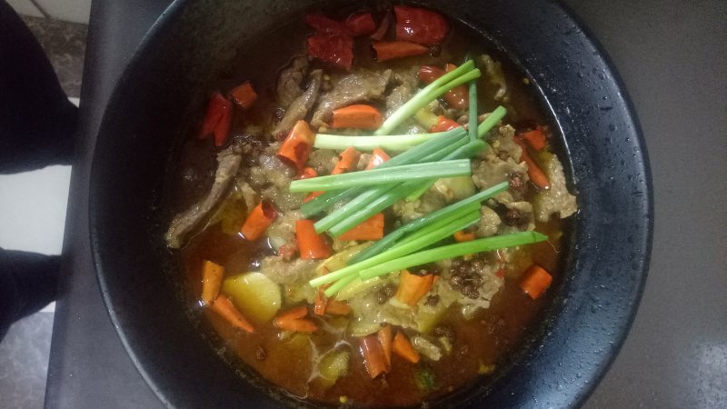 Boiled Beef Slices in Hot Chili Oil