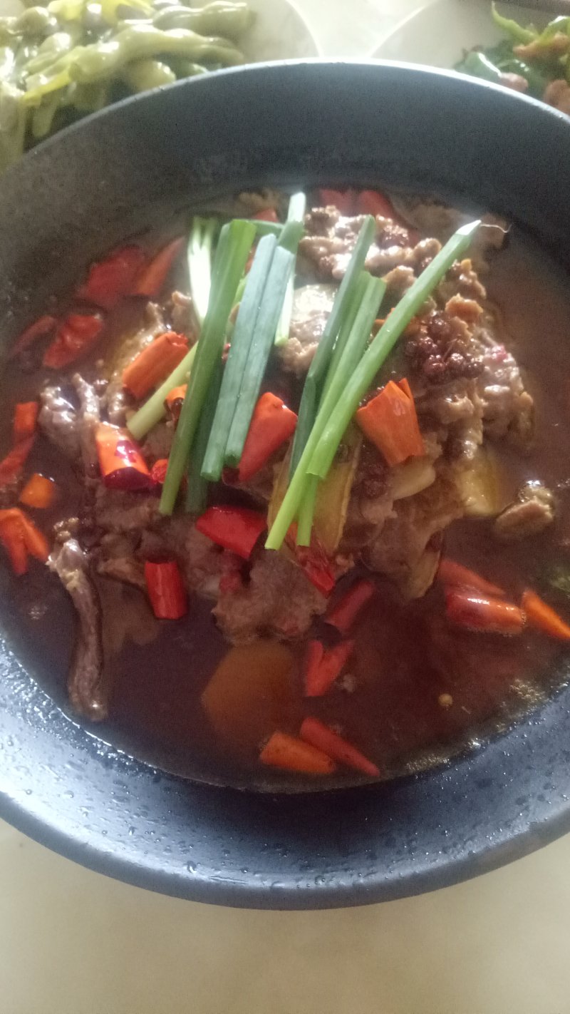 Boiled Beef Slices in Hot Chili Oil