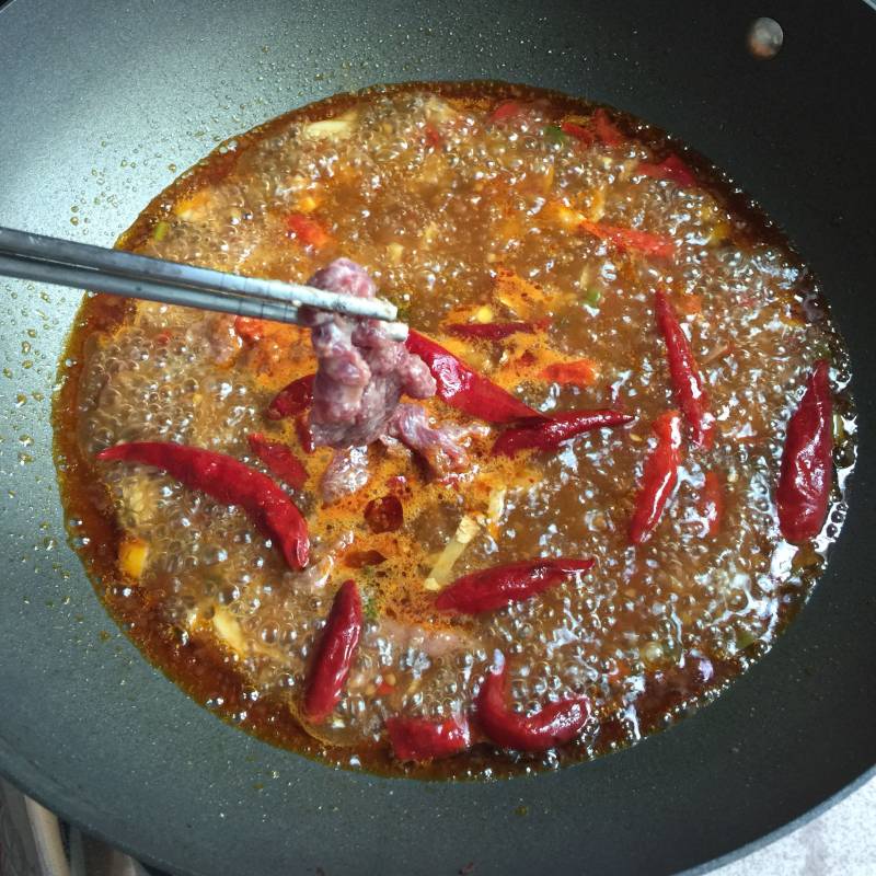 Steps for Boiled Beef Slices in Hot Chili Oil