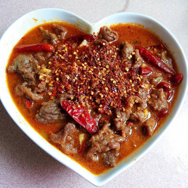 Steps for Boiled Beef Slices in Hot Chili Oil