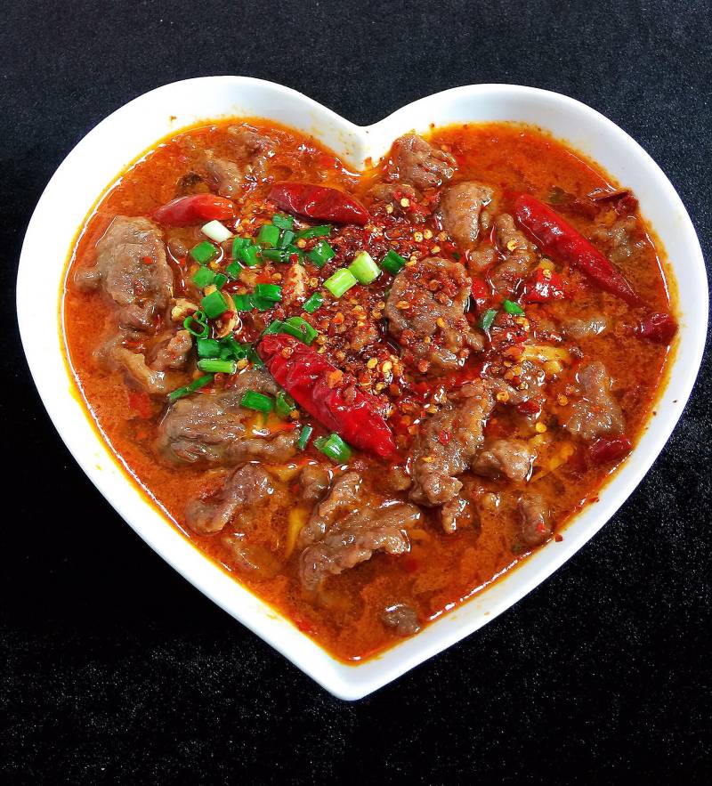 Steps for Boiled Beef Slices in Hot Chili Oil