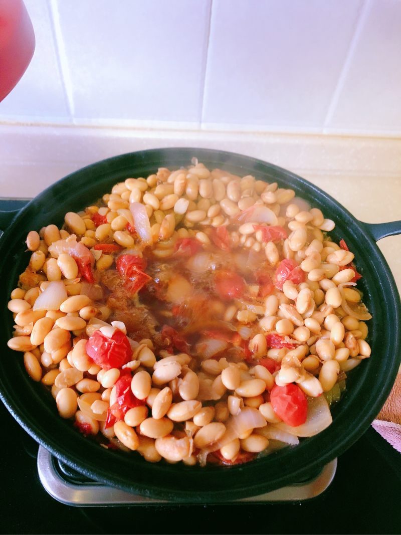 Steps for Cooking Tomato Stewed Soybeans