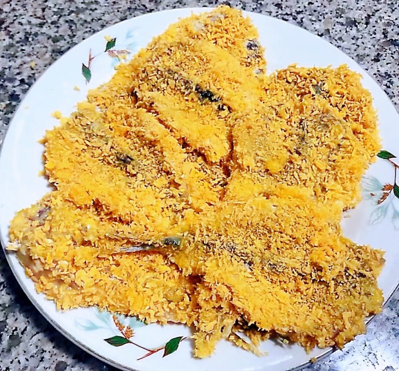 Steps for Making Crispy Butterfly Yellow Croaker