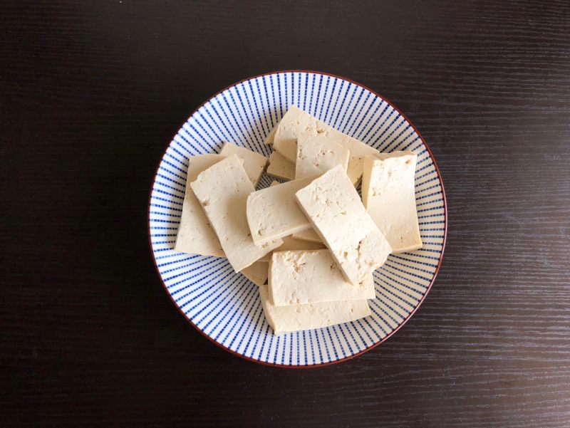 Steps for making Flavored Grilled Tofu