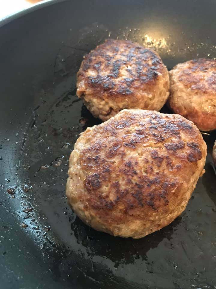 Hamburger Patty Cooking Steps