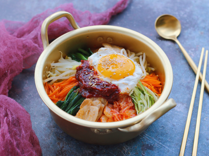 Korean Pork Belly Bibimbap