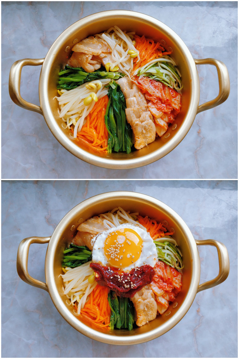 Steps to Make Korean Pork Belly Bibimbap