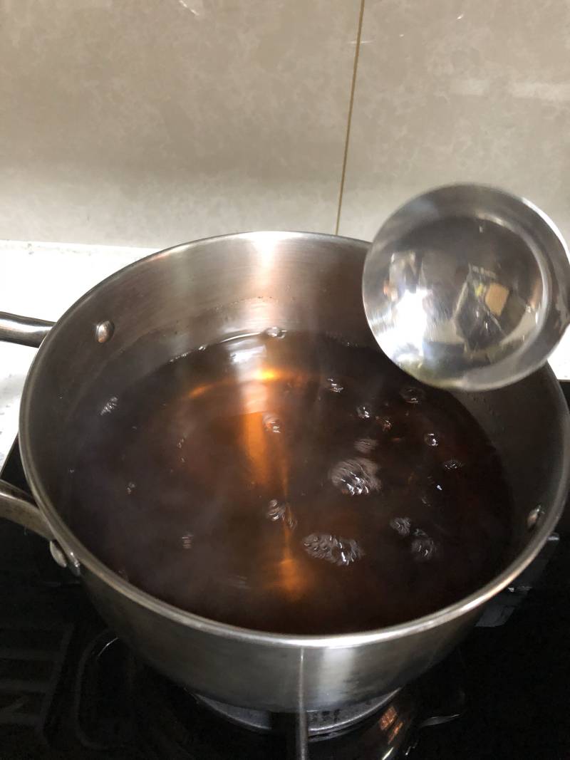 Steps for Making Red Bean Water Chestnut Cake