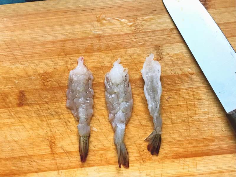 Steps for making Shrimp Tempura