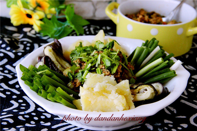 Potato and Eggplant Salad