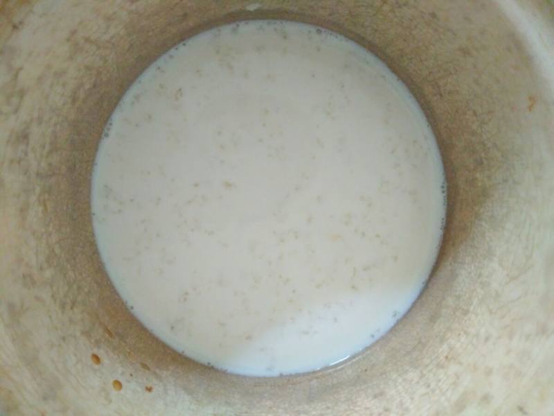 Steps for making Milk and Snow Swallow Soup