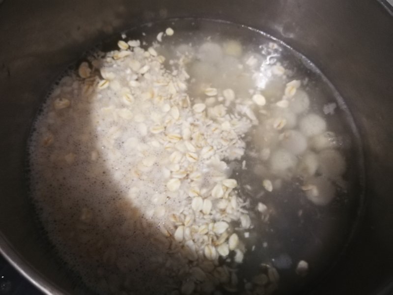 Steps for making Yam Oatmeal Porridge