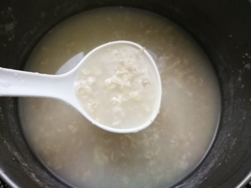 Steps for making Yam Oatmeal Porridge