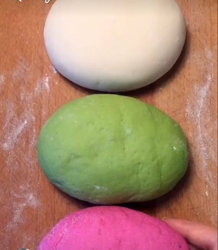 Steps for Making Watermelon Steamed Buns