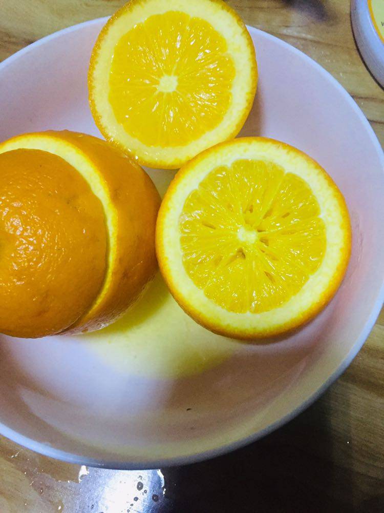 Steamed Navel Oranges