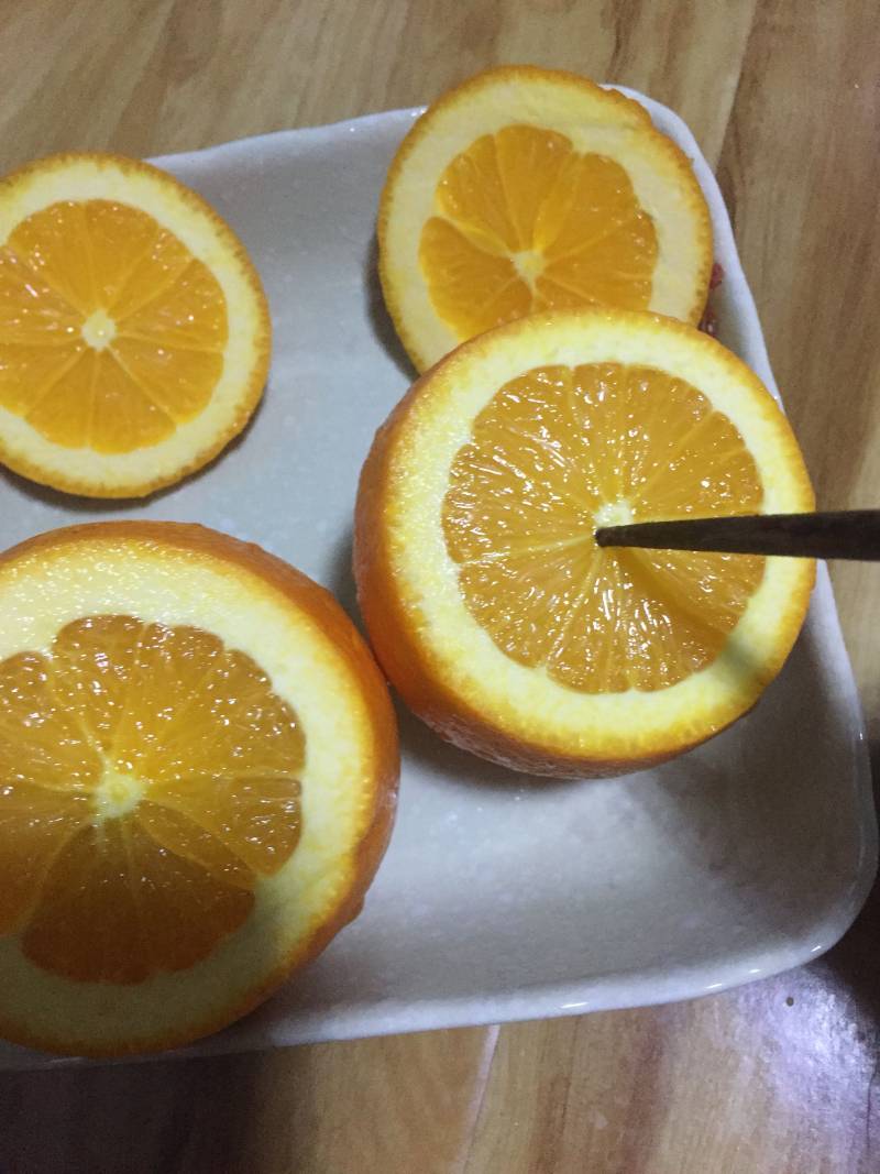 Steps for cooking Steamed Navel Oranges