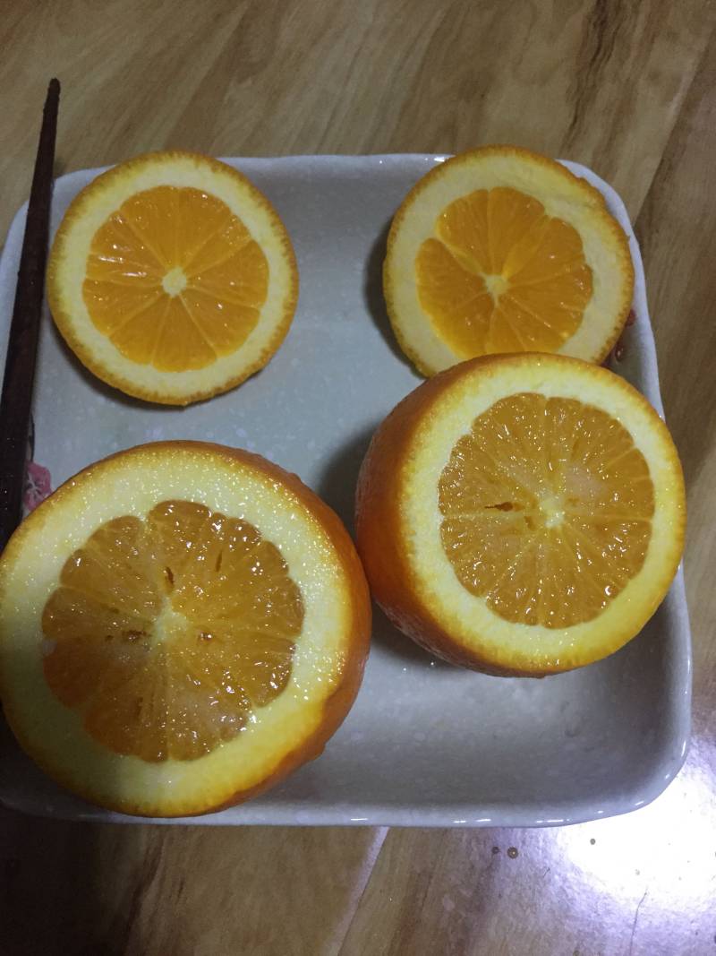 Steps for cooking Steamed Navel Oranges