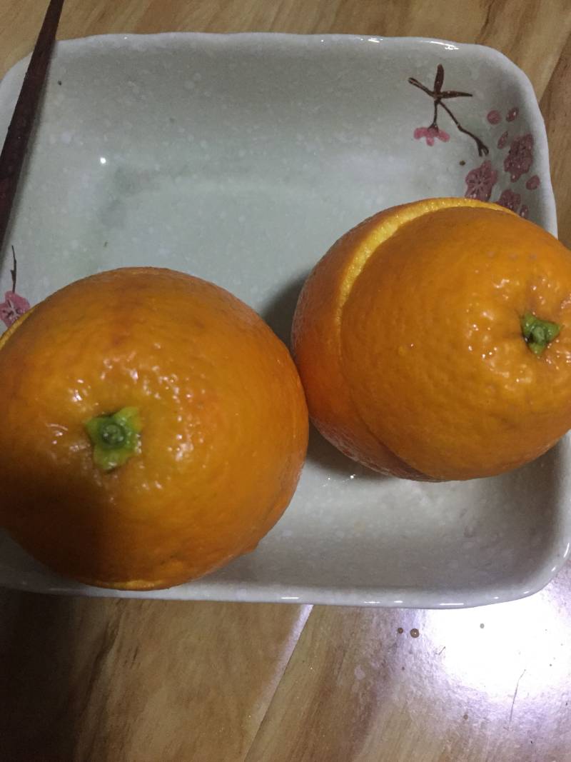 Steps for cooking Steamed Navel Oranges