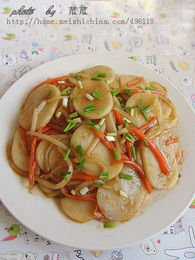 【Simple Breakfast】Stir-Fried Rice Cake