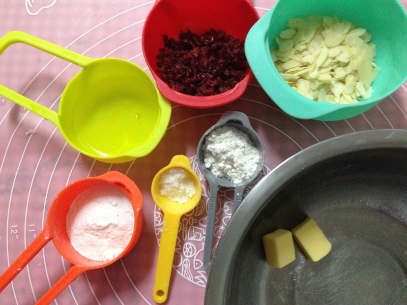 Cranberry Almond Wafer Making Steps