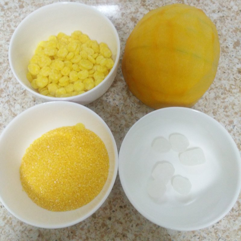 Steps for Making Three Yellow Rice Porridge