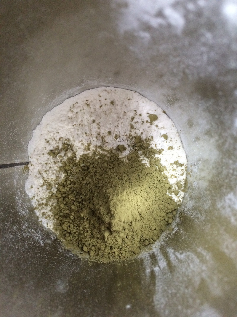 Steps for Making Green Tea Mochi
