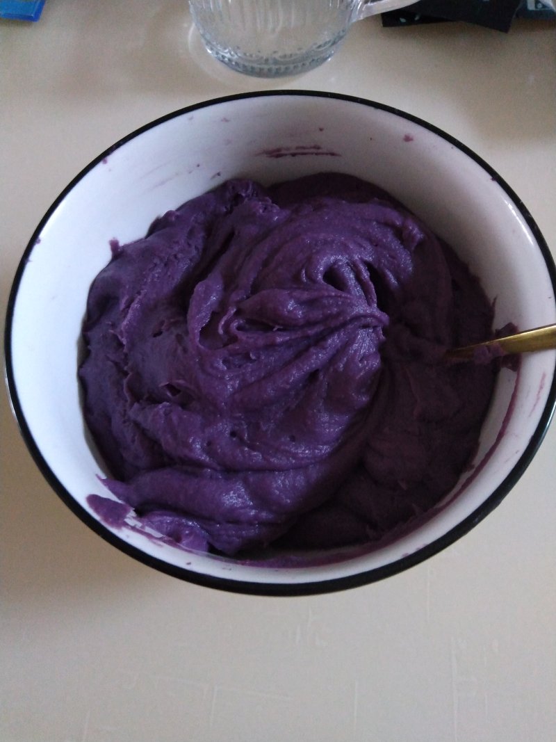 Steps for Making Natural Purple Sweet Potato Mash