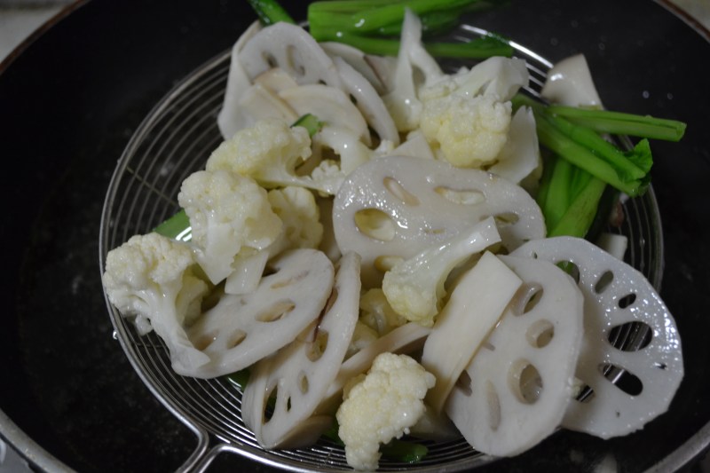 Dry Pot Vegetables Cooking Steps