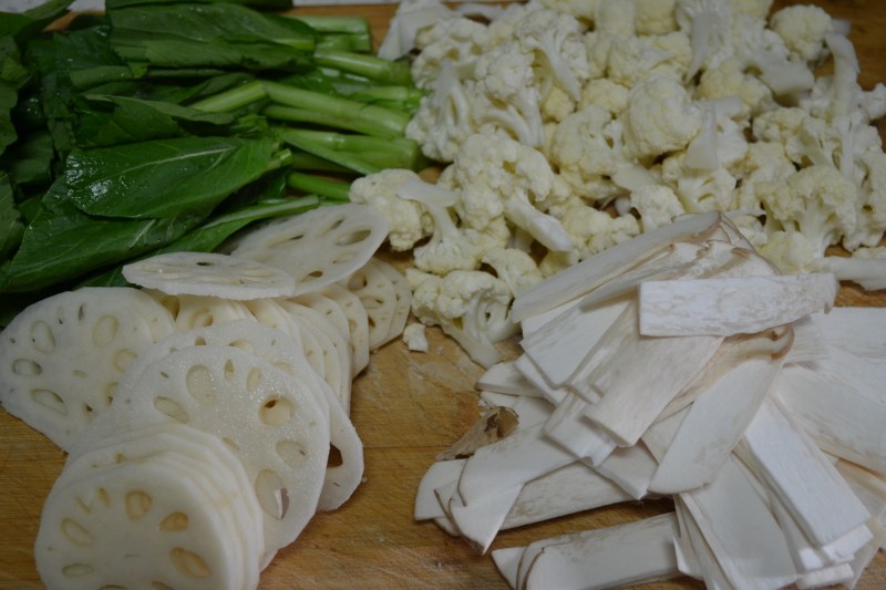 Dry Pot Vegetables Cooking Steps