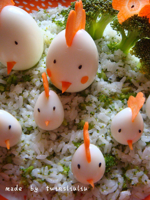 Little Chicken Family (Cute Fried Rice)