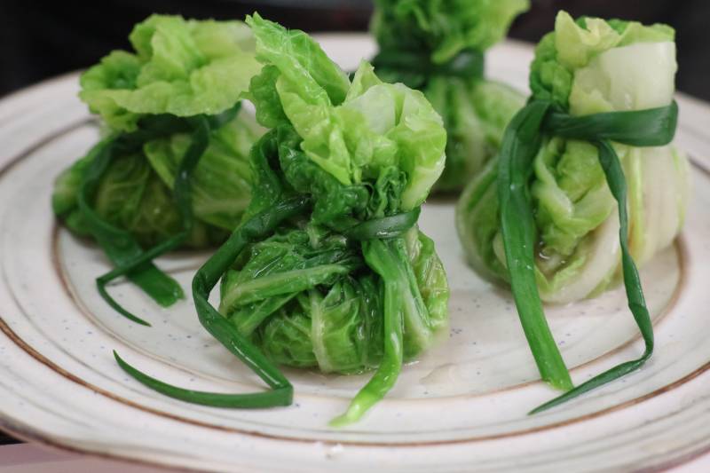 Bai Cai Fu Bag Cooking Steps