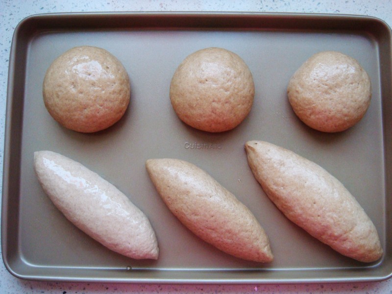 Steps for Making Whole Wheat Taro Bread