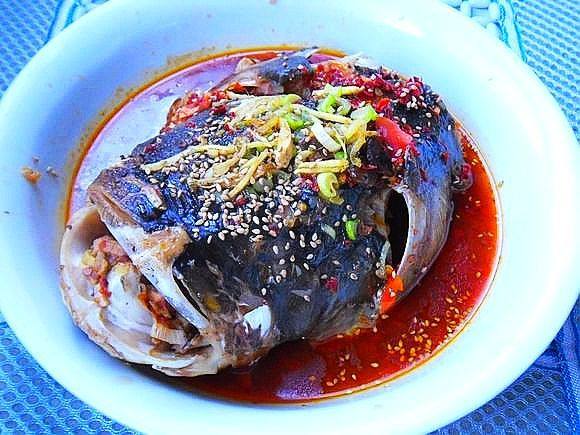 Boiled Fish Head