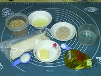 Steps for making Whole Wheat Bread with Bran