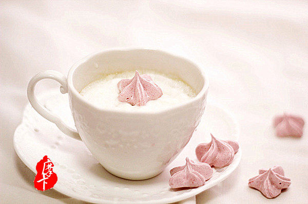 Romantic Vibes.【Cherry Blossom Meringue Cookies】Cooking Steps