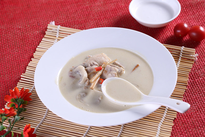 Coconut Milk Chicken Soup - Automatic Cooking Pot Recipe