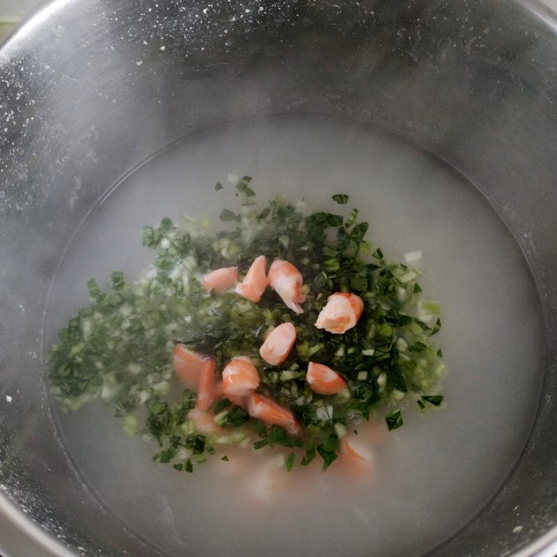 Steps for Cooking Shrimp and Vegetable Congee