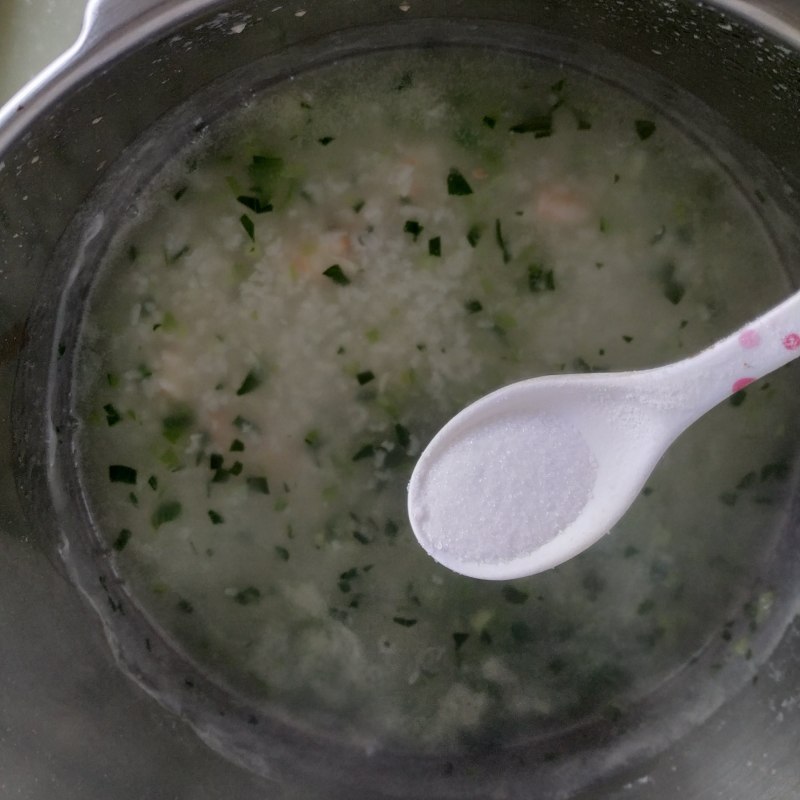 Steps for Cooking Shrimp and Vegetable Congee