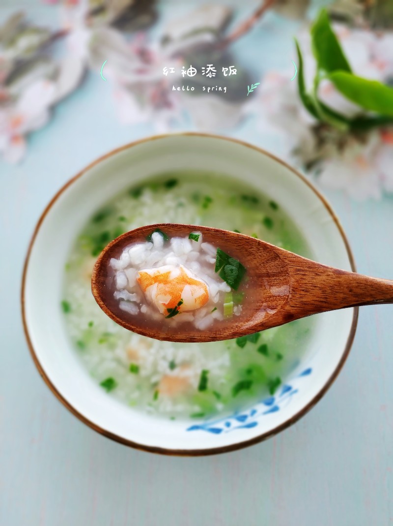 Steps for Cooking Shrimp and Vegetable Congee