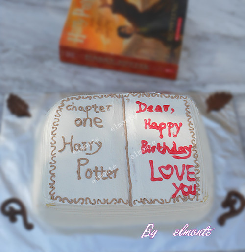 Son's Birthday - Book Cake