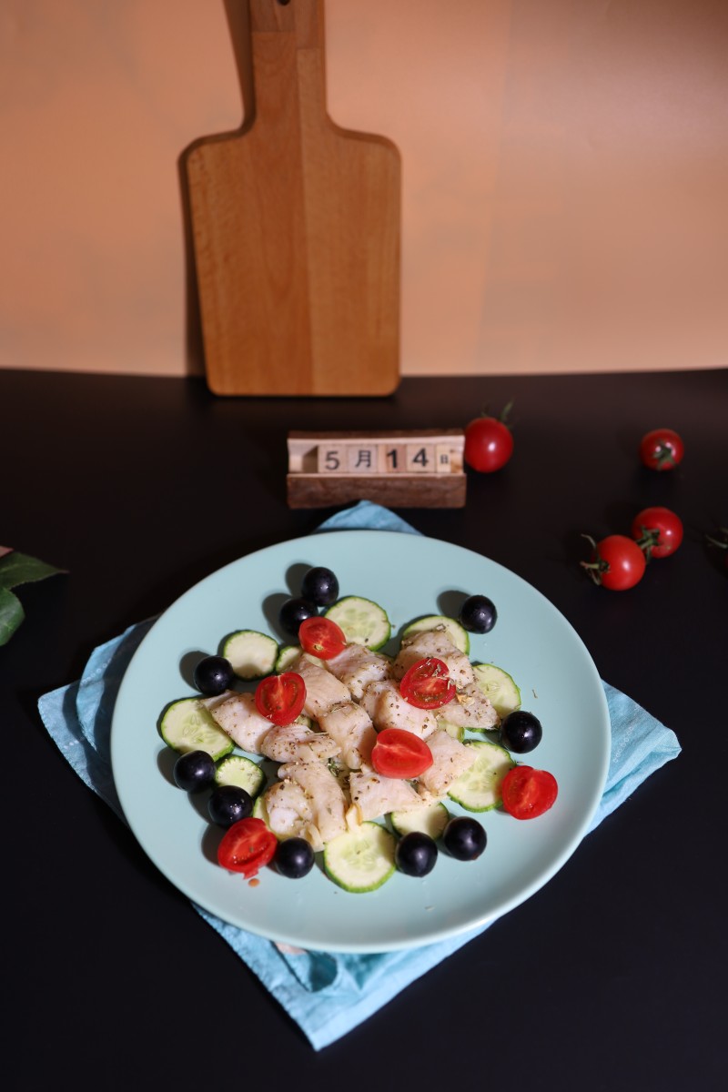 Cucumber and Barramundi Fish Salad