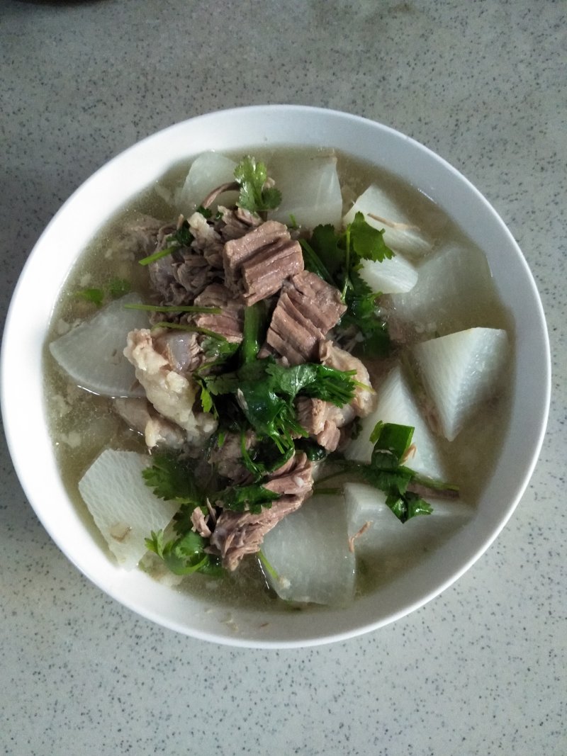 White Radish Stewed Lamb