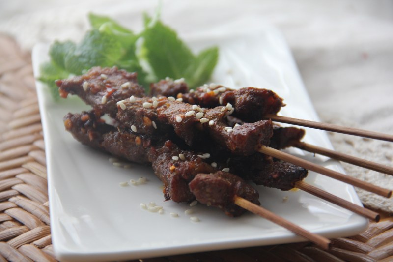 Grilled Lamb Skewers