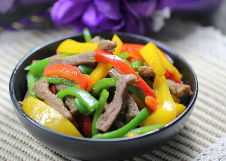 Colorful Bell Pepper Beef