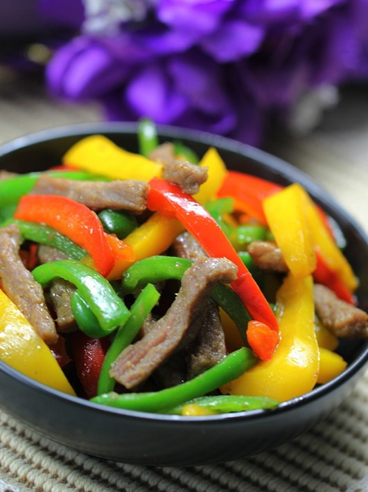 Colorful Bell Pepper Beef