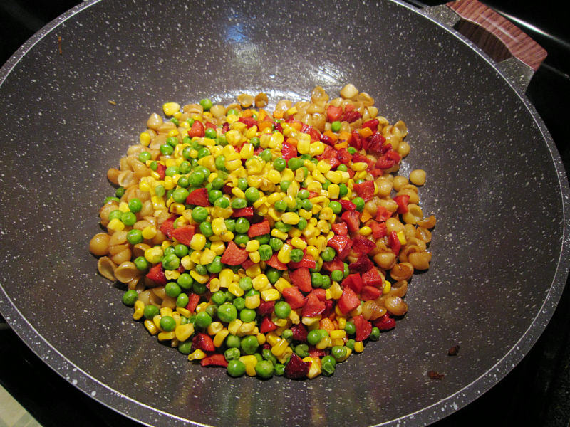 Sausage and Vegetable Stir-Fry Pasta Step-by-Step