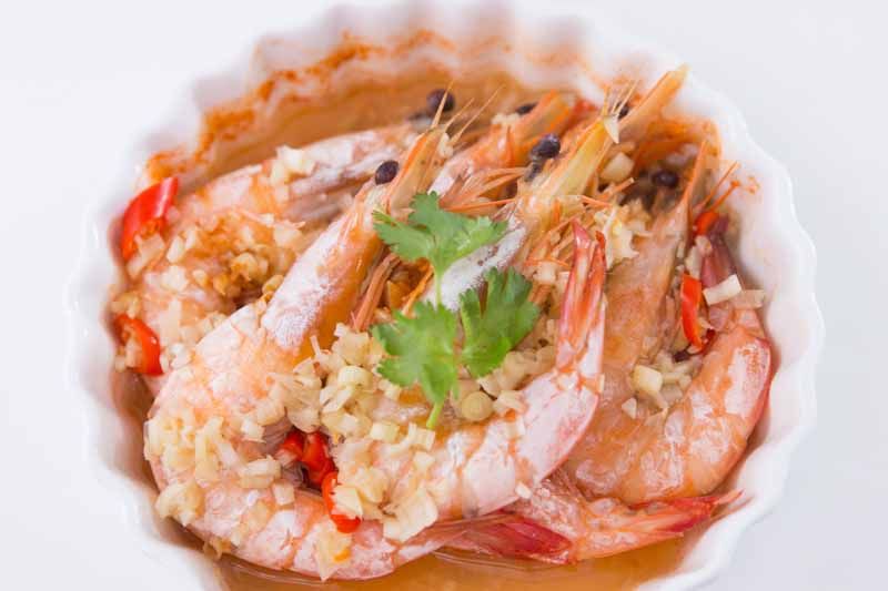 A Different Way to Eat Shrimp - Lemongrass and Lime Steamed Shrimp