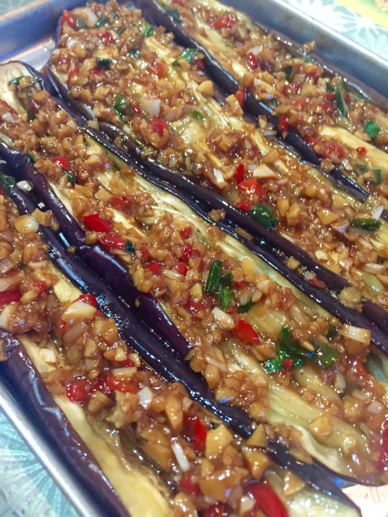 Garlic Roasted Eggplant