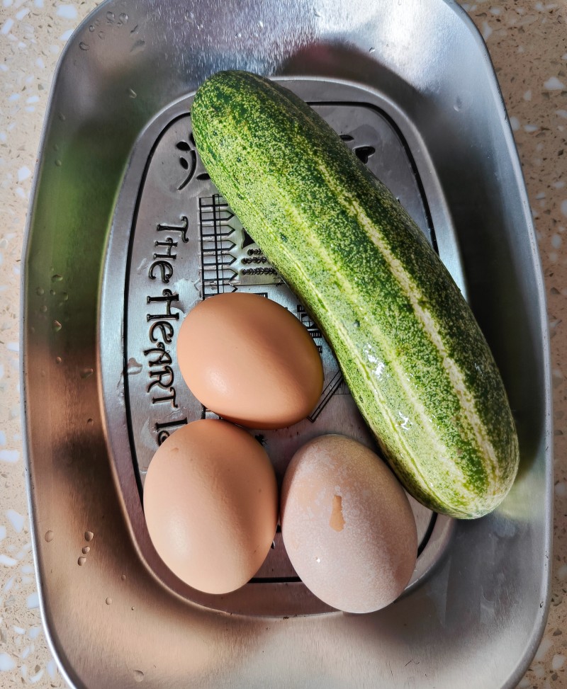 Steps to Make Cucumber and Egg Salad